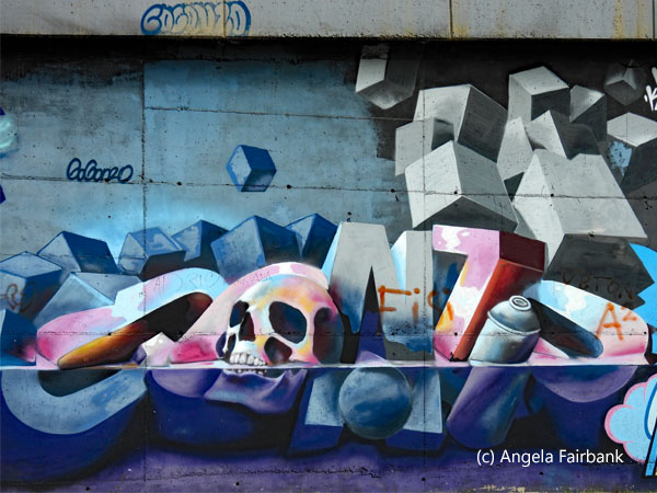 mural under highway 10