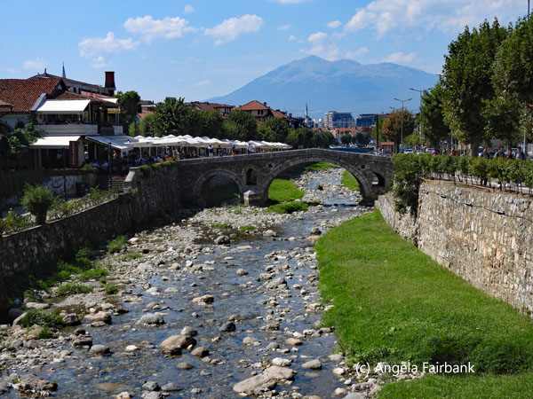 prizren with river downstream