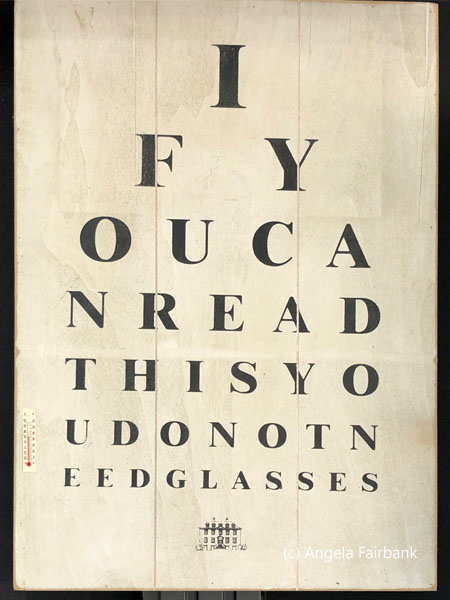 eye chart