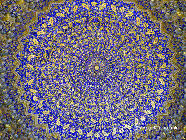 Registan building detail 10