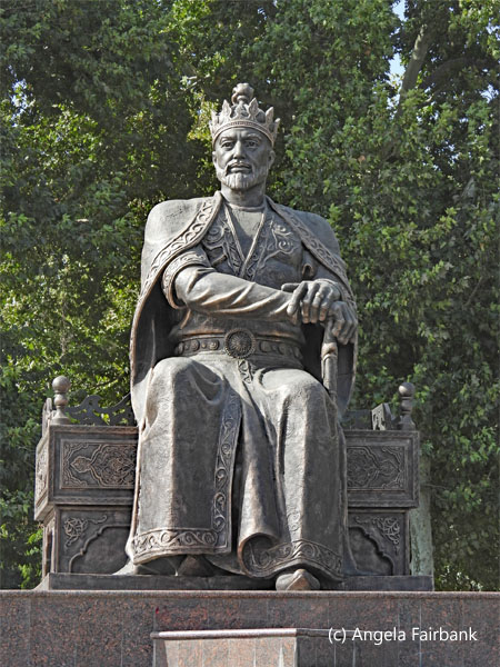 Tamerlane the Conqueror statue