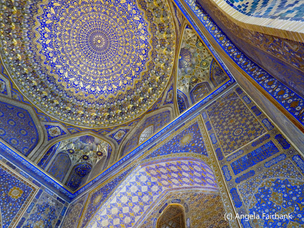 Registan building detail 12