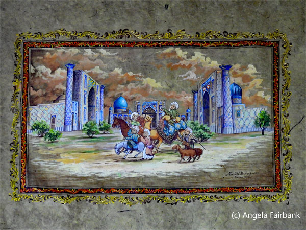 painting of Registan Square
