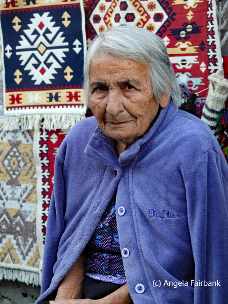 old Georgian woman from whom I bought a fridge magnet