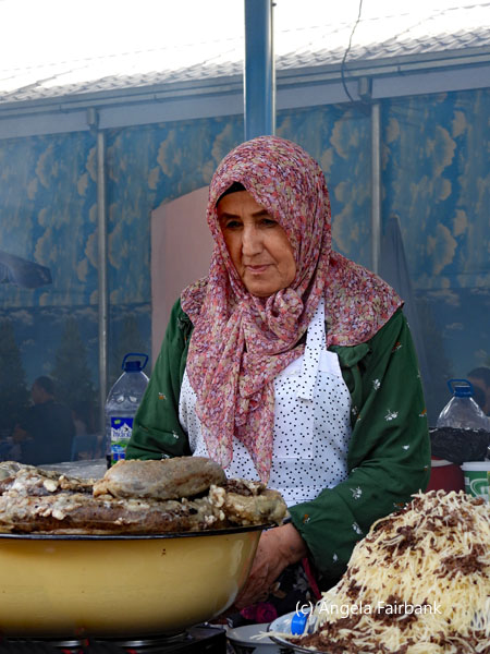 woman selling food