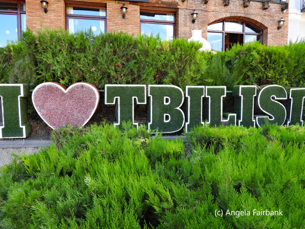 I love Tbilisi sign