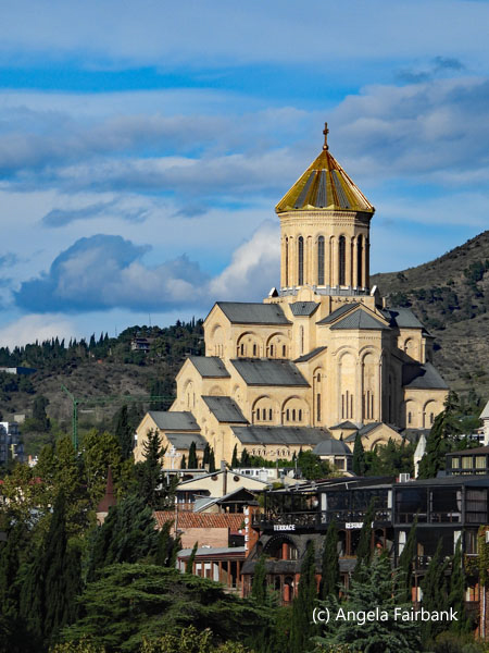 church with gold top