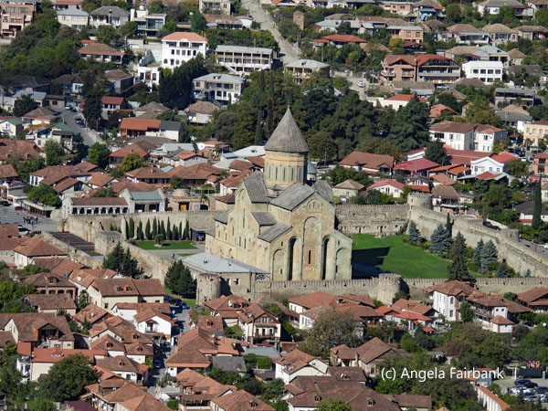 view of Mtskhet from above