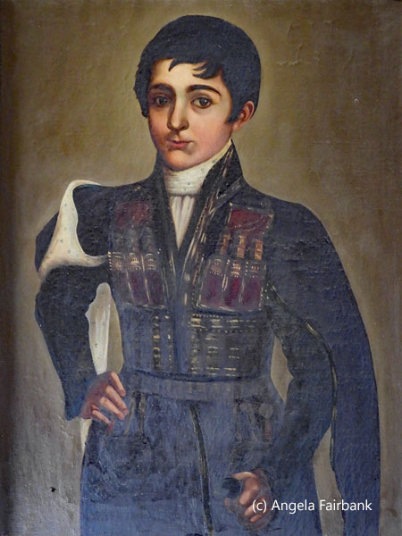 portrait of Georgian King Erekle II as a fifteen-year-old