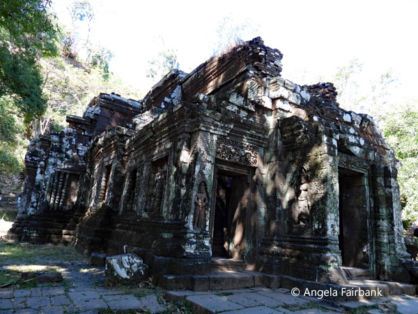 ancient temple at the top