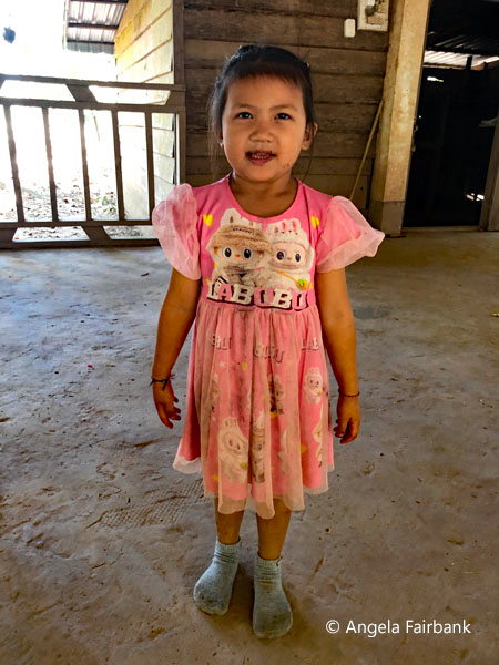 girl in pink