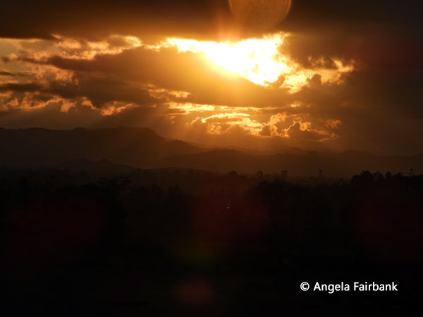 sunset at plain of jars 2