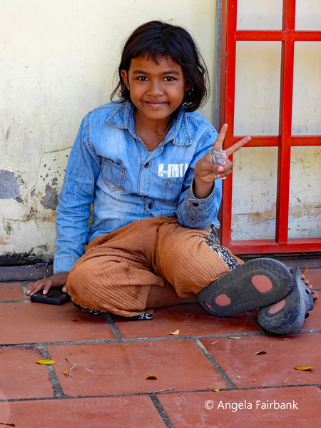 girl at dolphin place