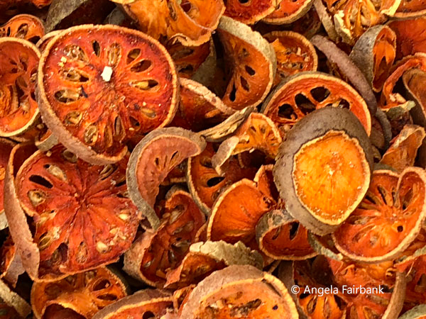 dried sliced bell fruit