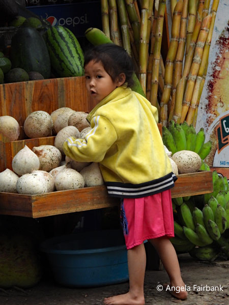 girl with coconuts