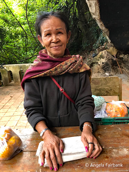 friendly sales woman
