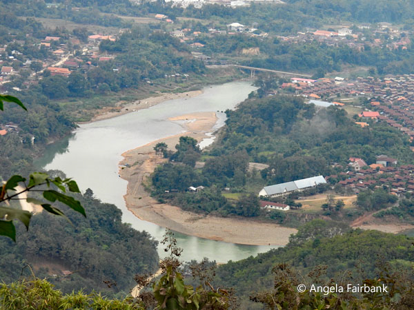 view of river from above