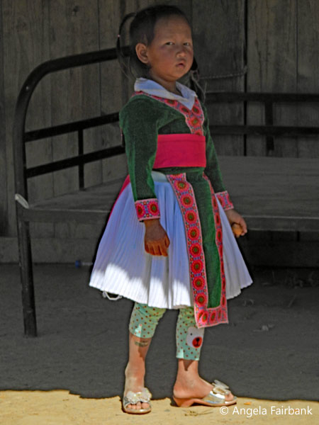 girl in hilltribe garb 1