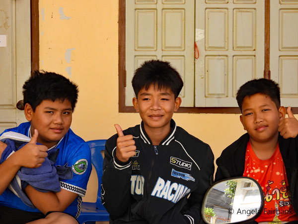 boys at lion dance