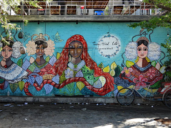 mural in Savannakhet
