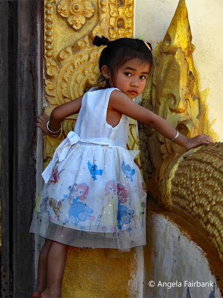 girl at temple