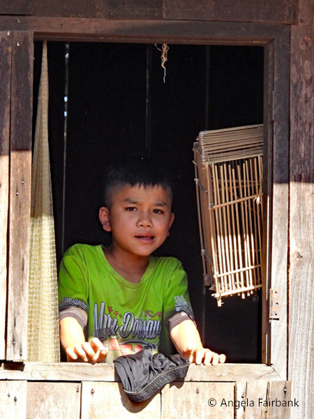 boy at window