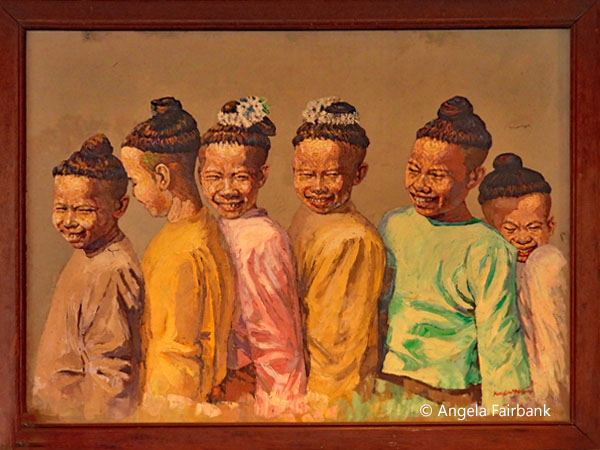 painting in hotel restaurant