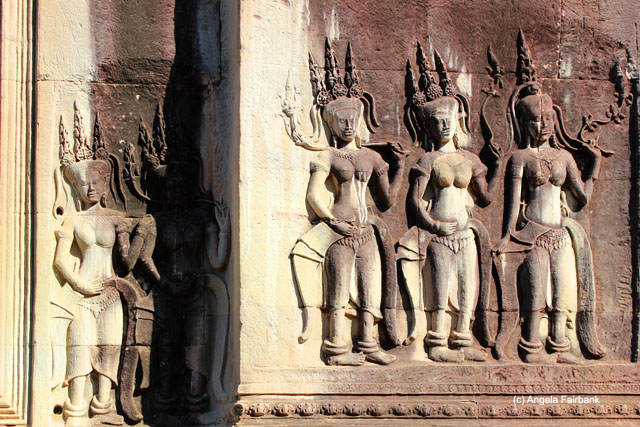 Dancing girl frieze at Angkor Wat