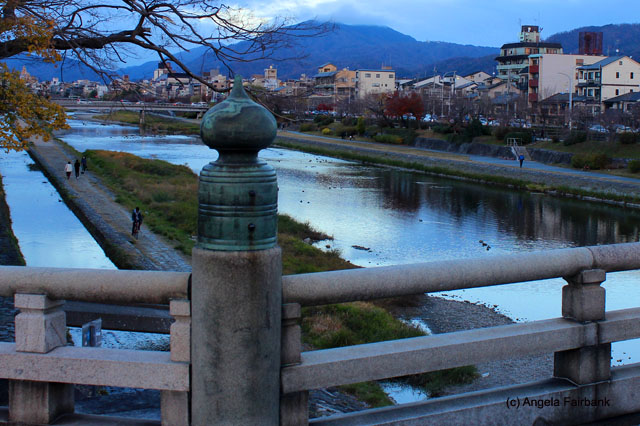 bridge over river on way to Kiyomizu Temple