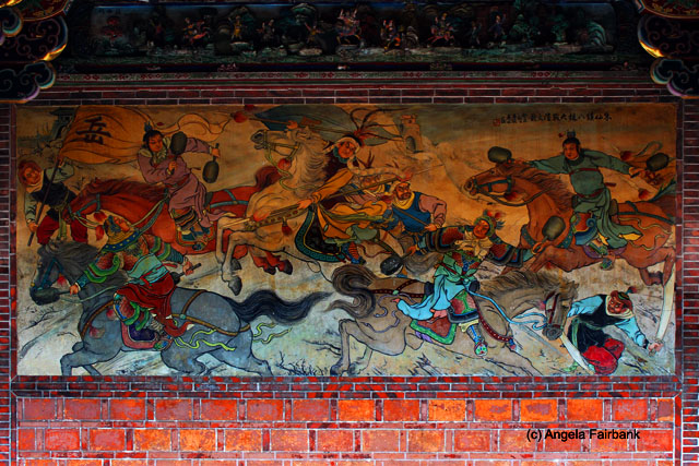 mural at Pao-An buddhist temple