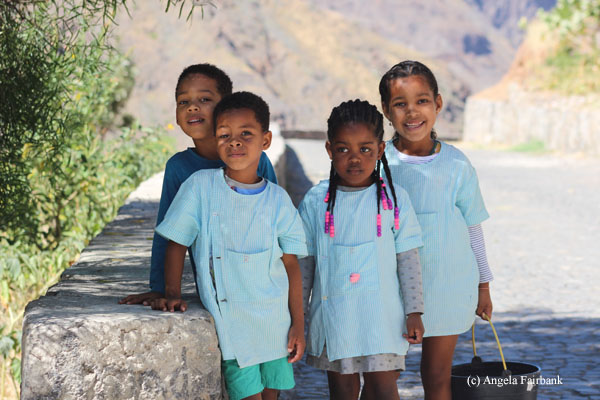 children in the road