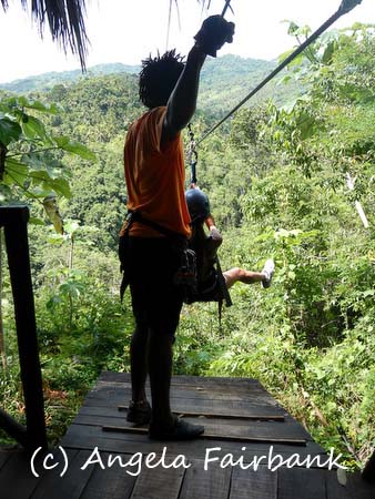 ziplining