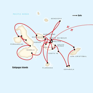 map of trip