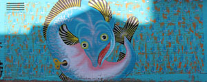 fish mural