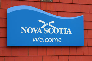 welcome sign