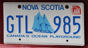 licence plate