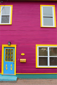 pink jelly bean house