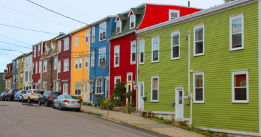 jelly bean row of houses