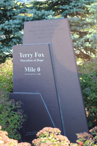Terry Fox marker