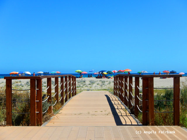 beach entryway