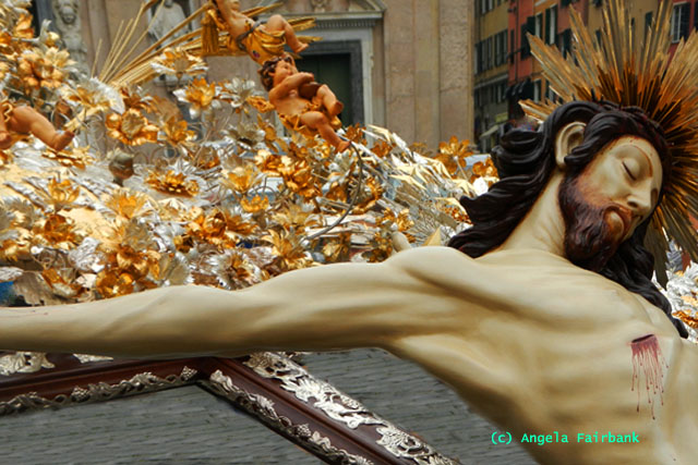 christ on cross prior to procession-2