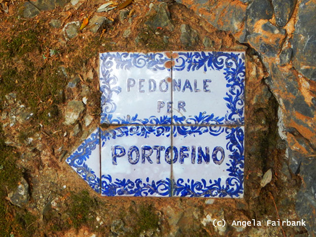 foot path santa margherita ligure to portofino