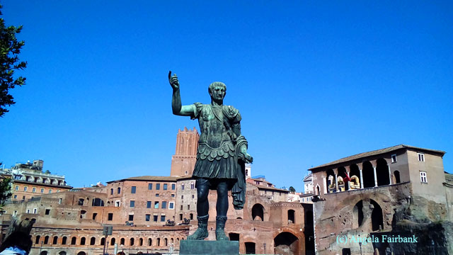statue of orator at forum
