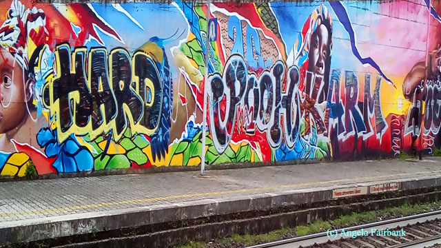 nomentana train station artwork