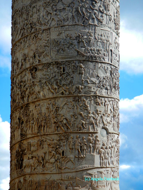 column near fori imperiali