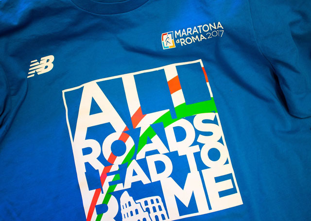Rome marathon t-shirt