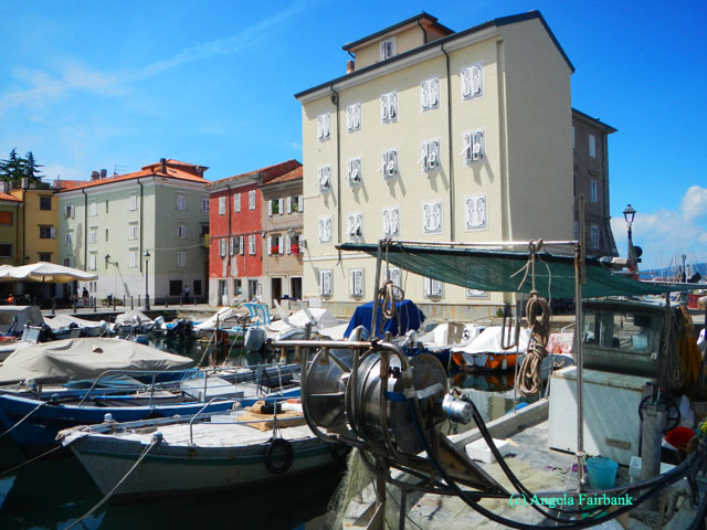 leisure boat port at muggia
