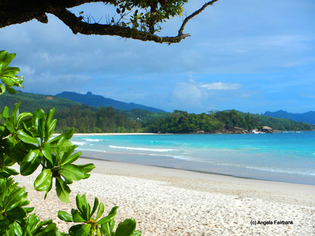 Grande Anse beach near Barbarons, Mahe, Seychelles