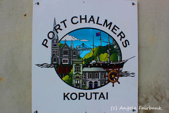 Port Chalmers, New Zealand, copyright Angela Fairbank