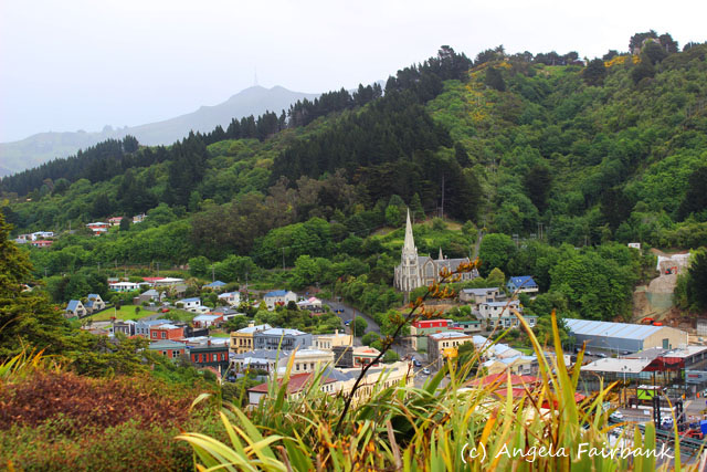Port Chalmers, New Zealand, copyright Angela Fairbank